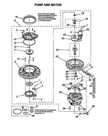 Pump and motor