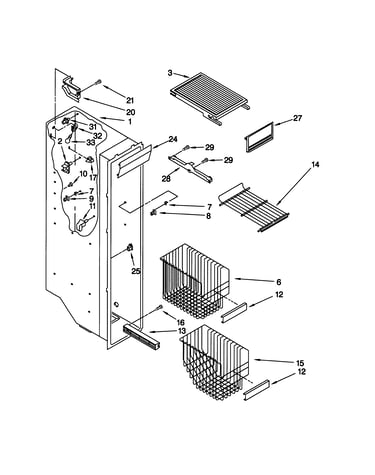 Freezer liner