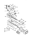 Motor and ice container