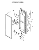Refrigerator door