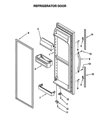 Refrigerator door