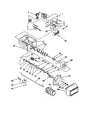 Motor and ice container
