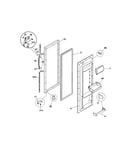 Refrigerator door