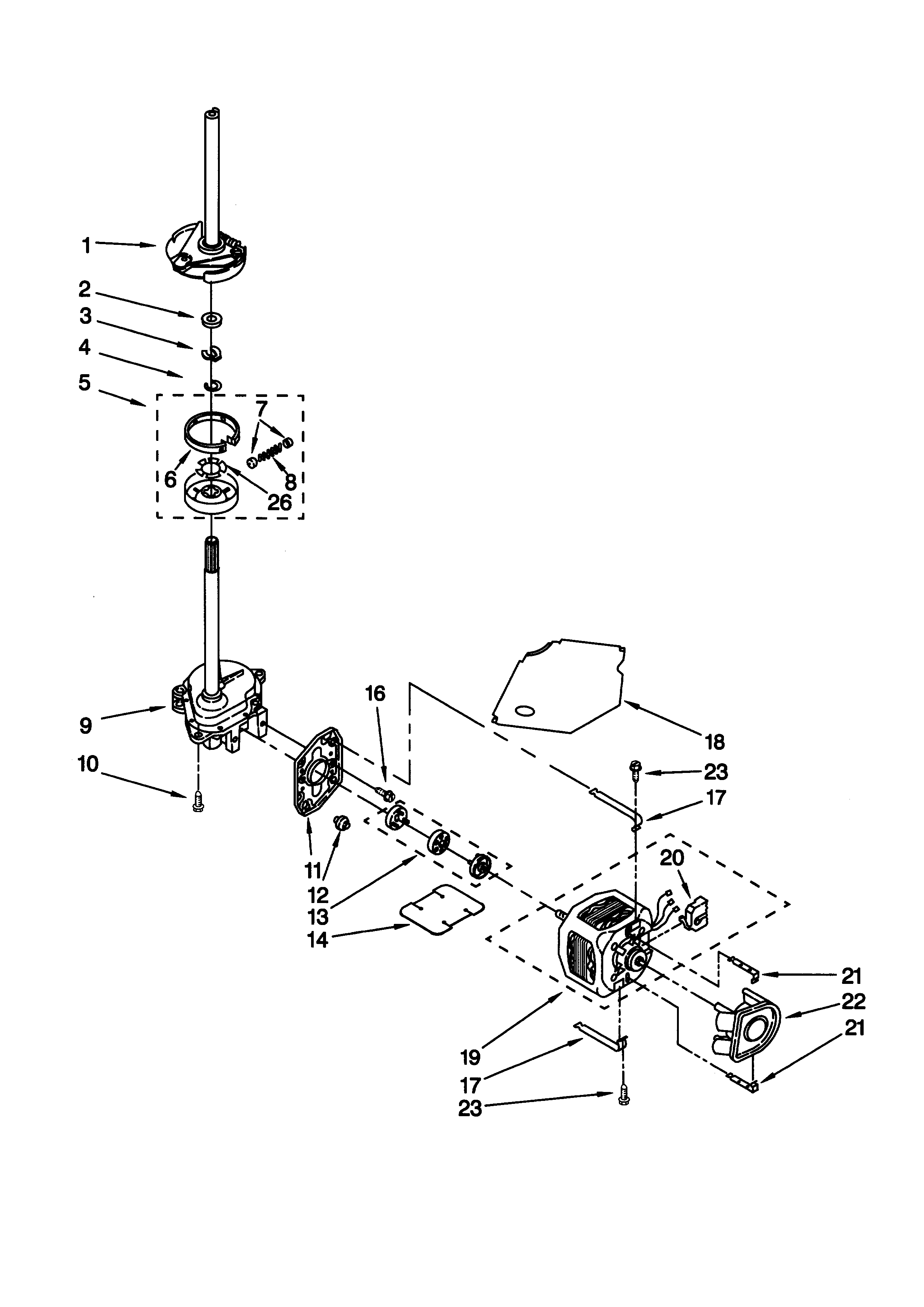 BRAKE/CLUTCH/GEARCASE/MOTOR/PUMP