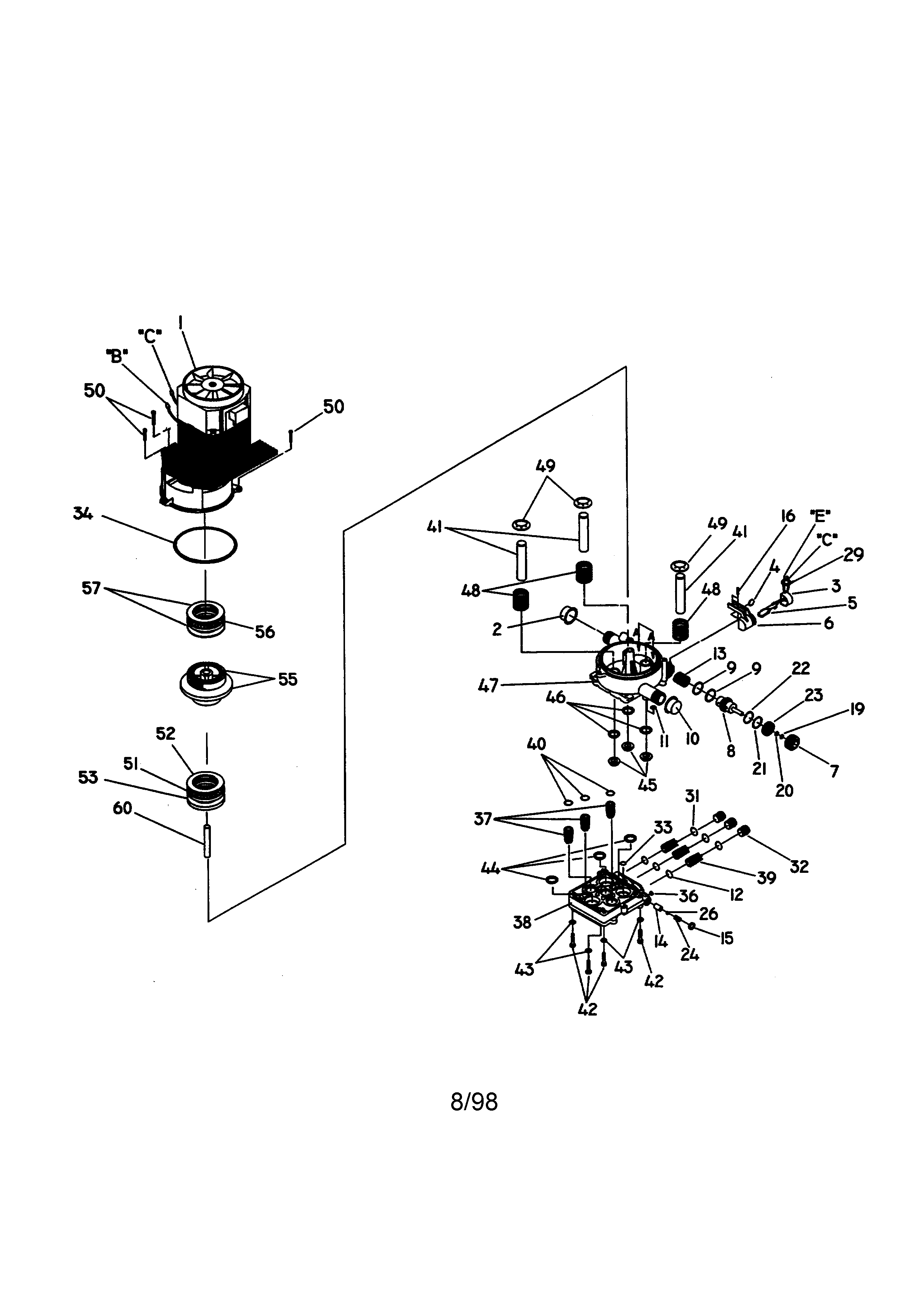 Pump and motor