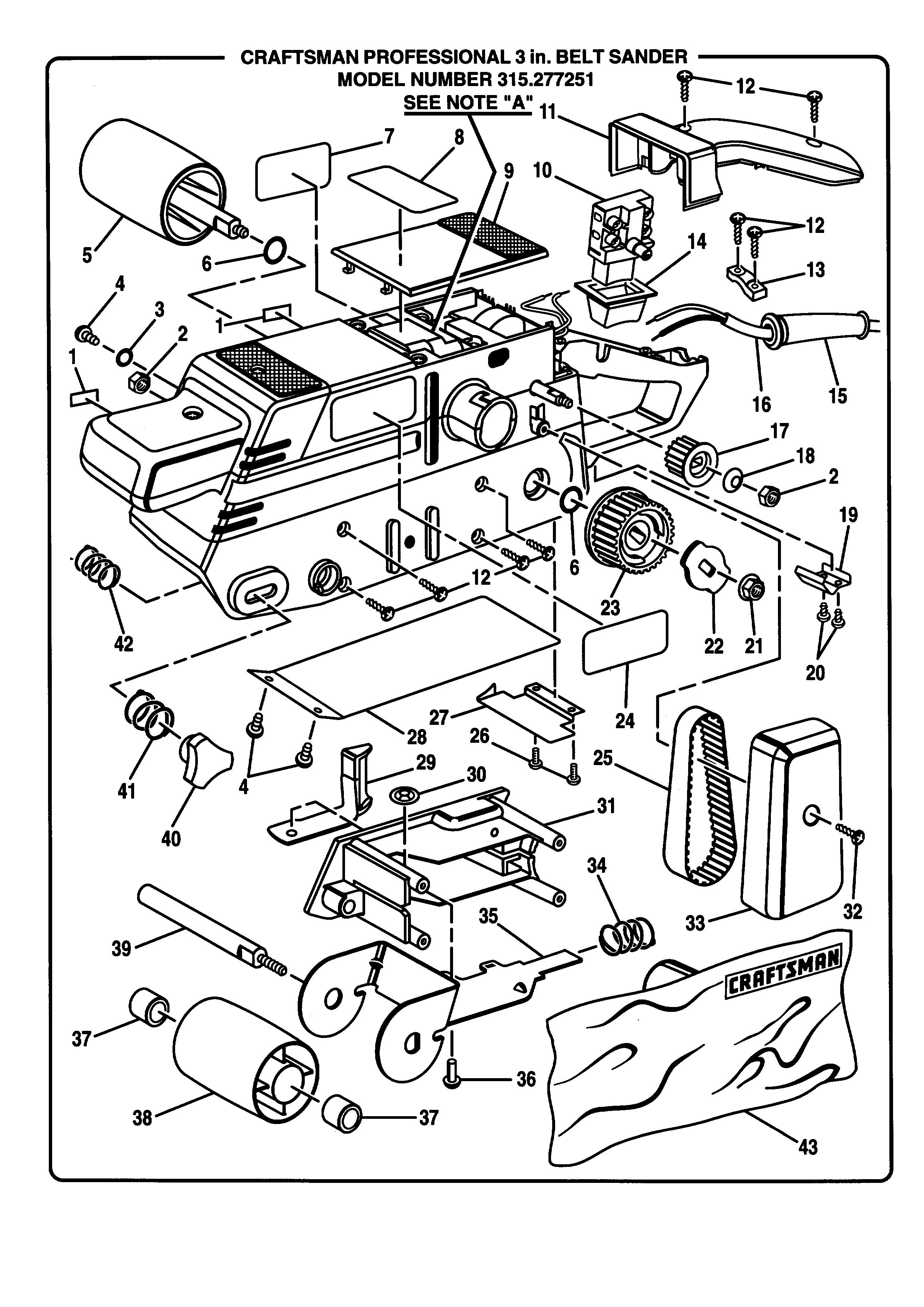 Belt sander