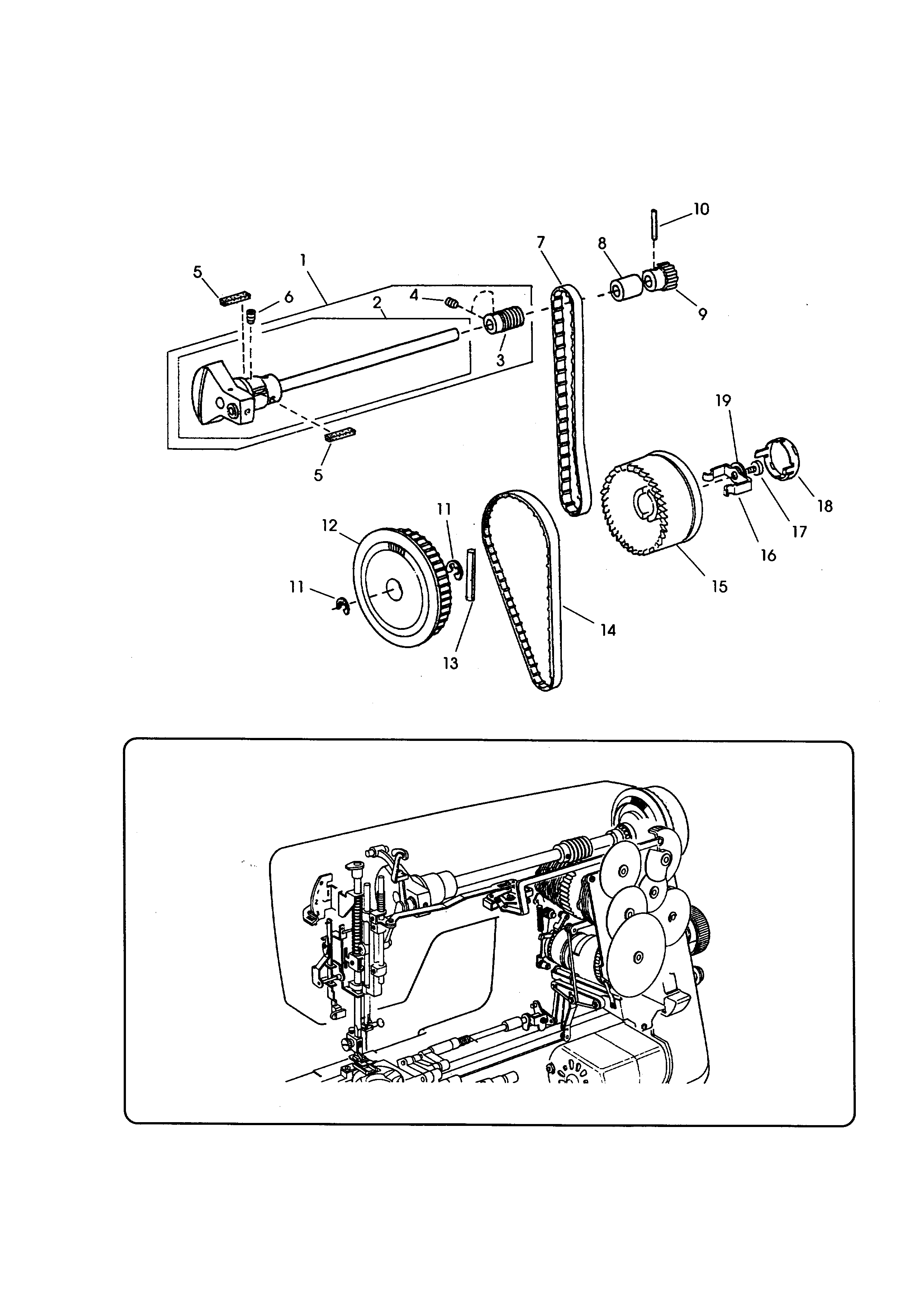 Upper shaft compartment