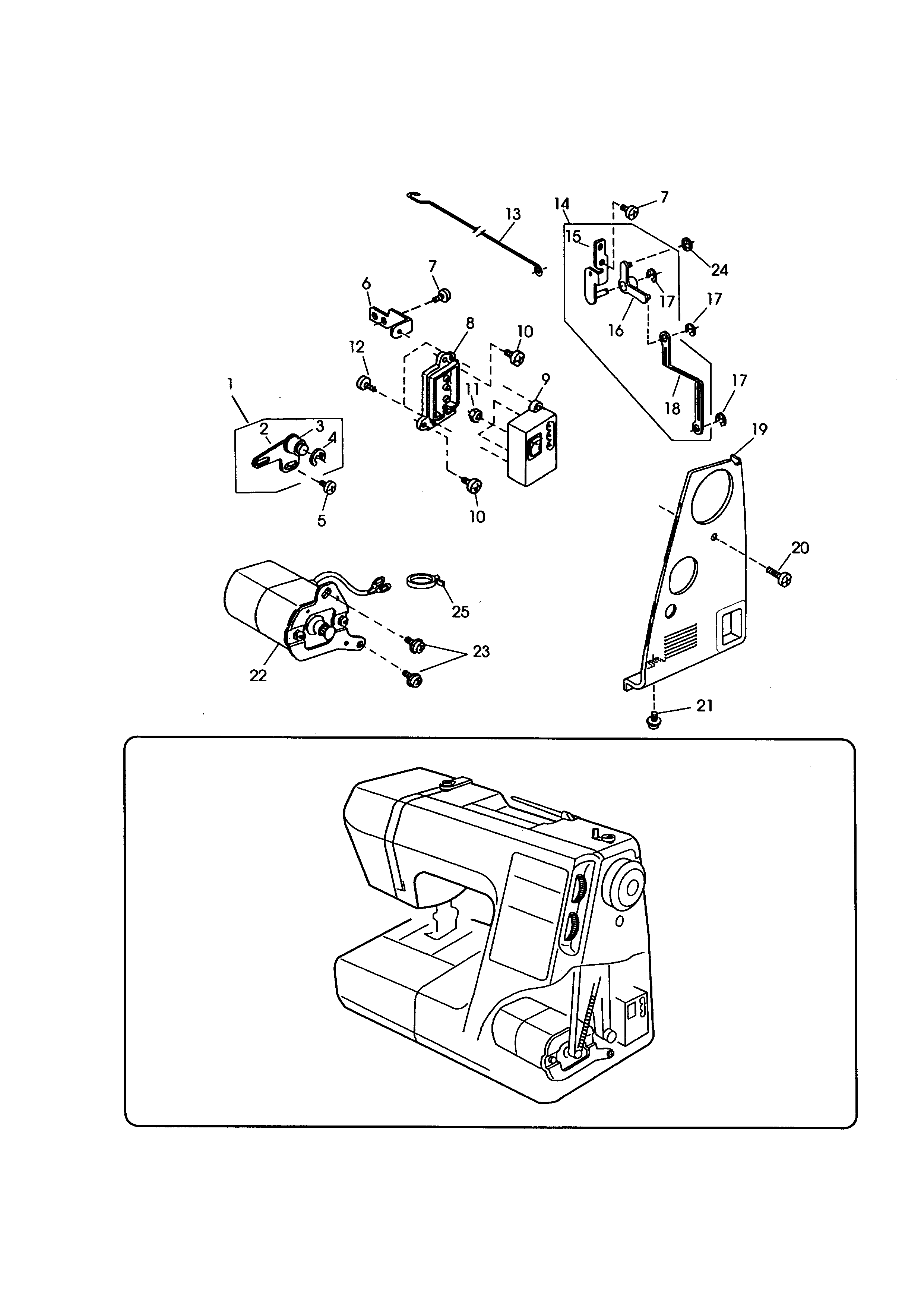 Set screw and motor