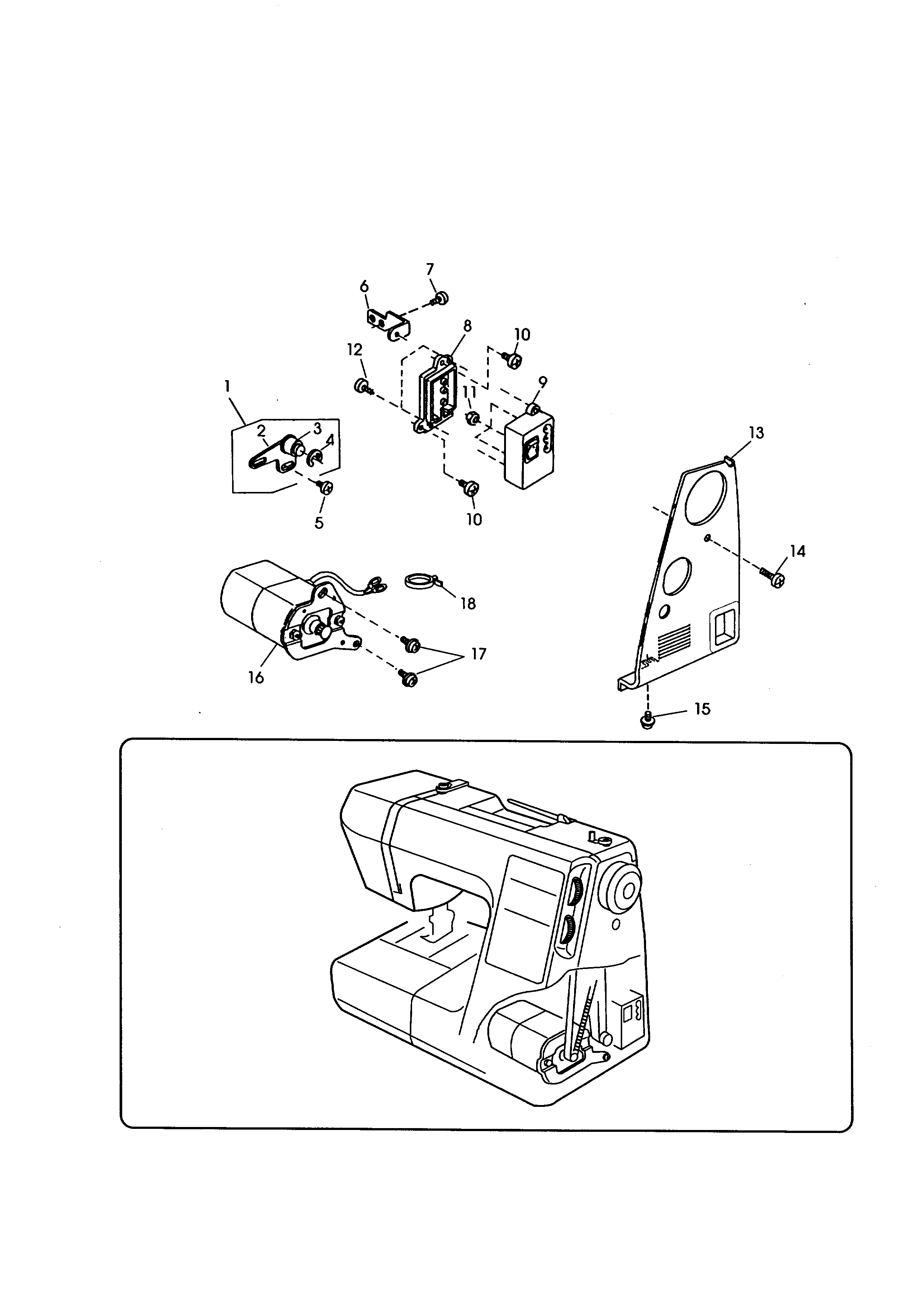 IDLER UNIT AND MOTOR
