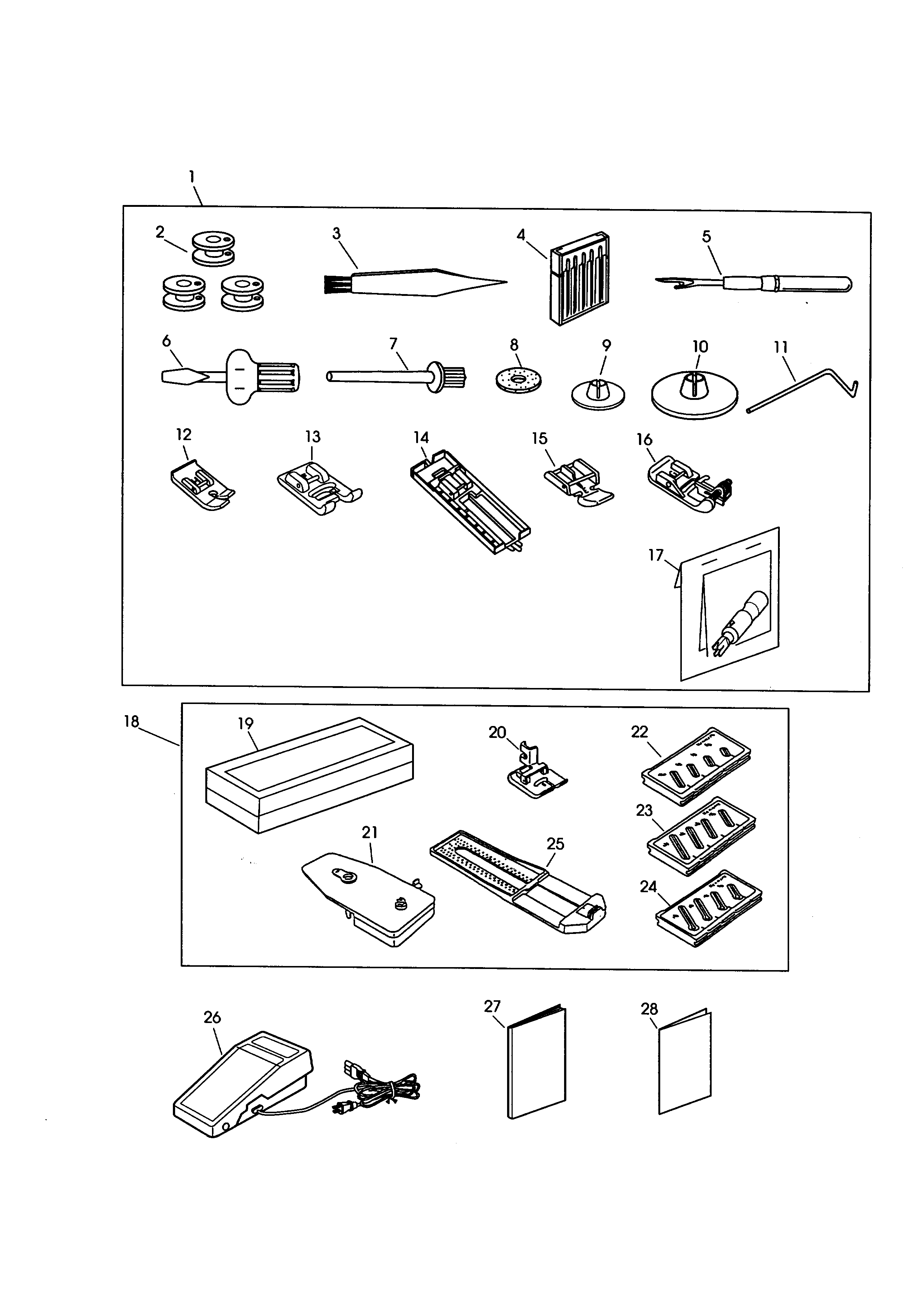 ACCESSORY KIT PARTS