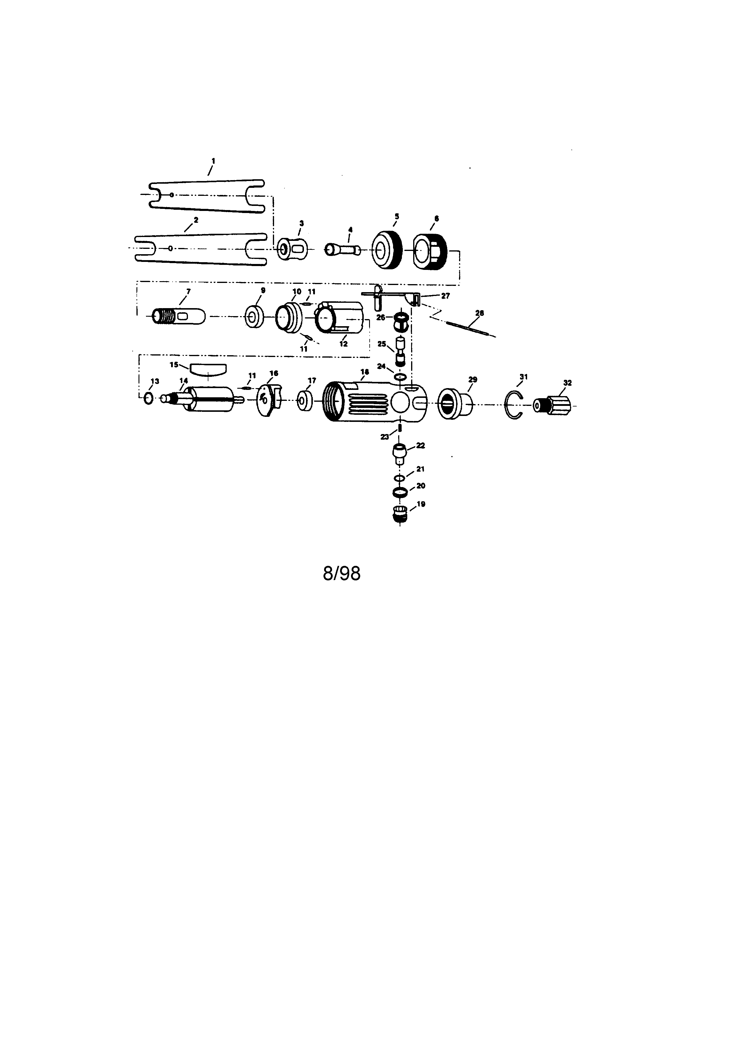 Pneumatic die grinder