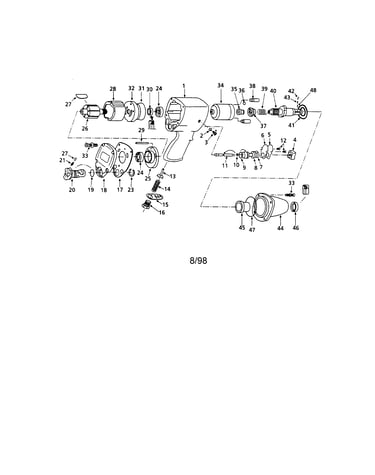 Pneumatic 1/2" drive