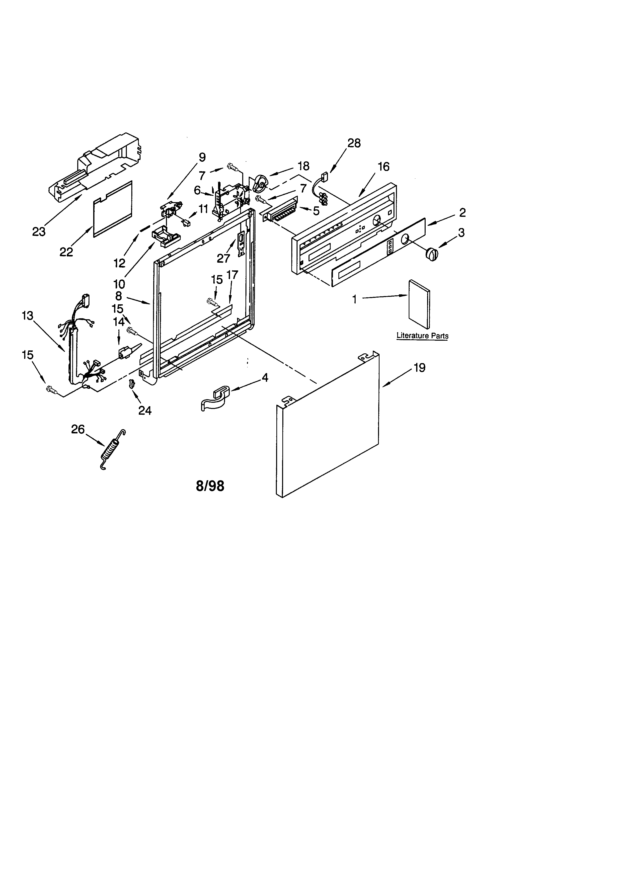 Frame and console