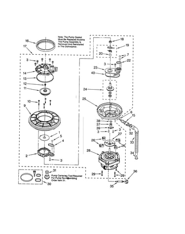 Pump and motor