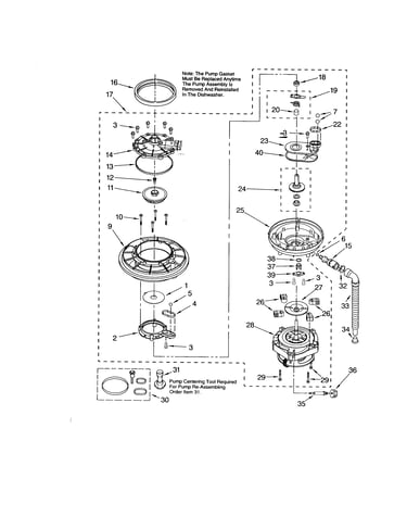 Pump and motor