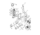 Kenmore 11638512891 dust compartment/motor diagram