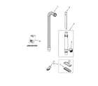 Kenmore 11638512891 hose and attachment diagram
