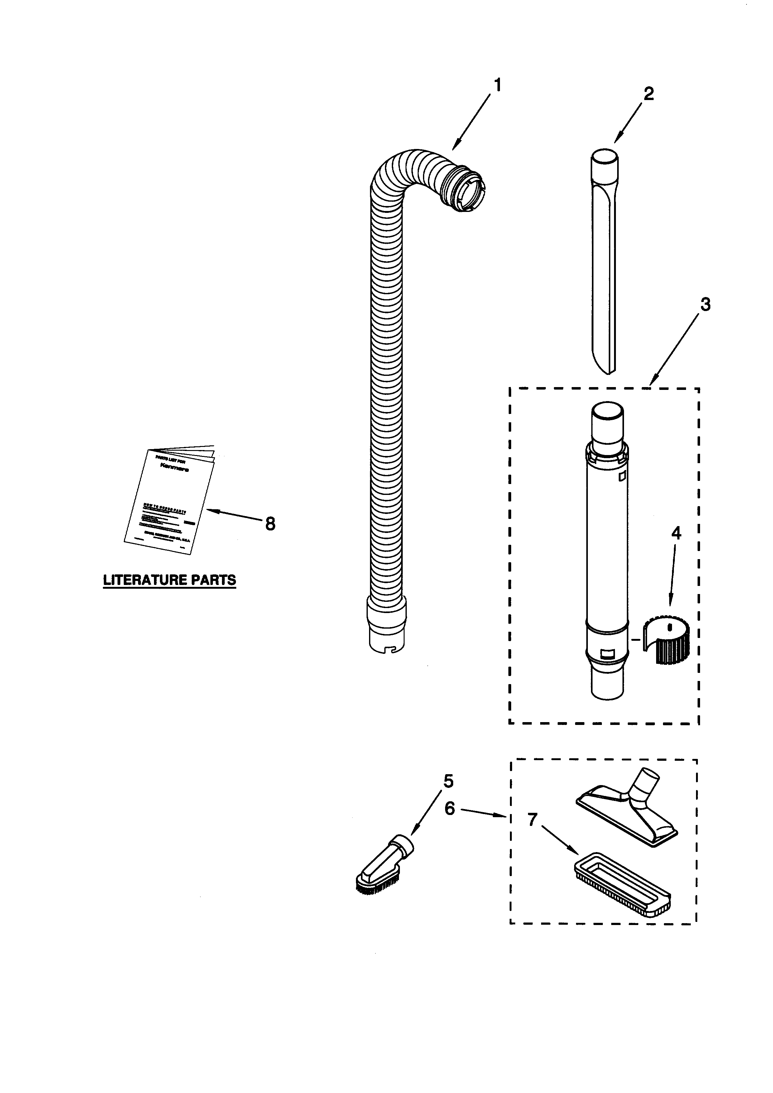 Hose and attachment