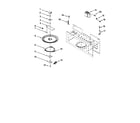 Kenmore 66568681890 magnetron and turntable diagram