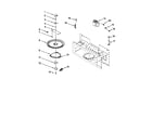 Kenmore 66568612890 magnetron and turntable diagram