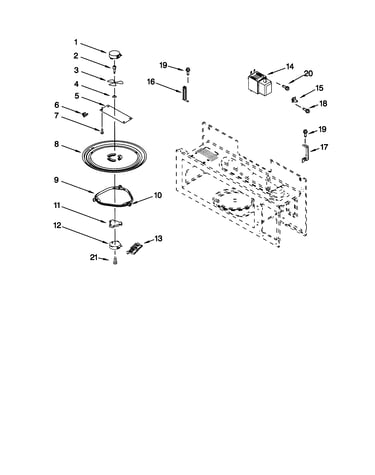 Magnetron and turntable