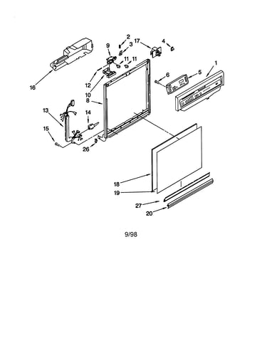 Frame and console