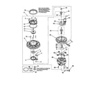 Whirlpool DP920PFGY0 pump and motor diagram
