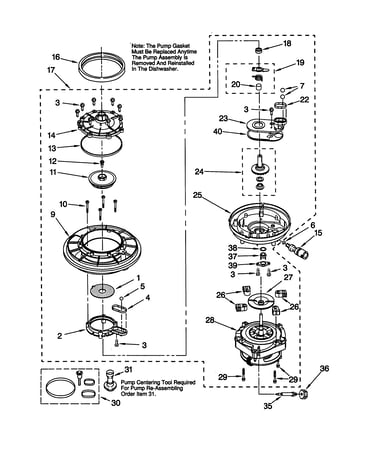 Pump and motor
