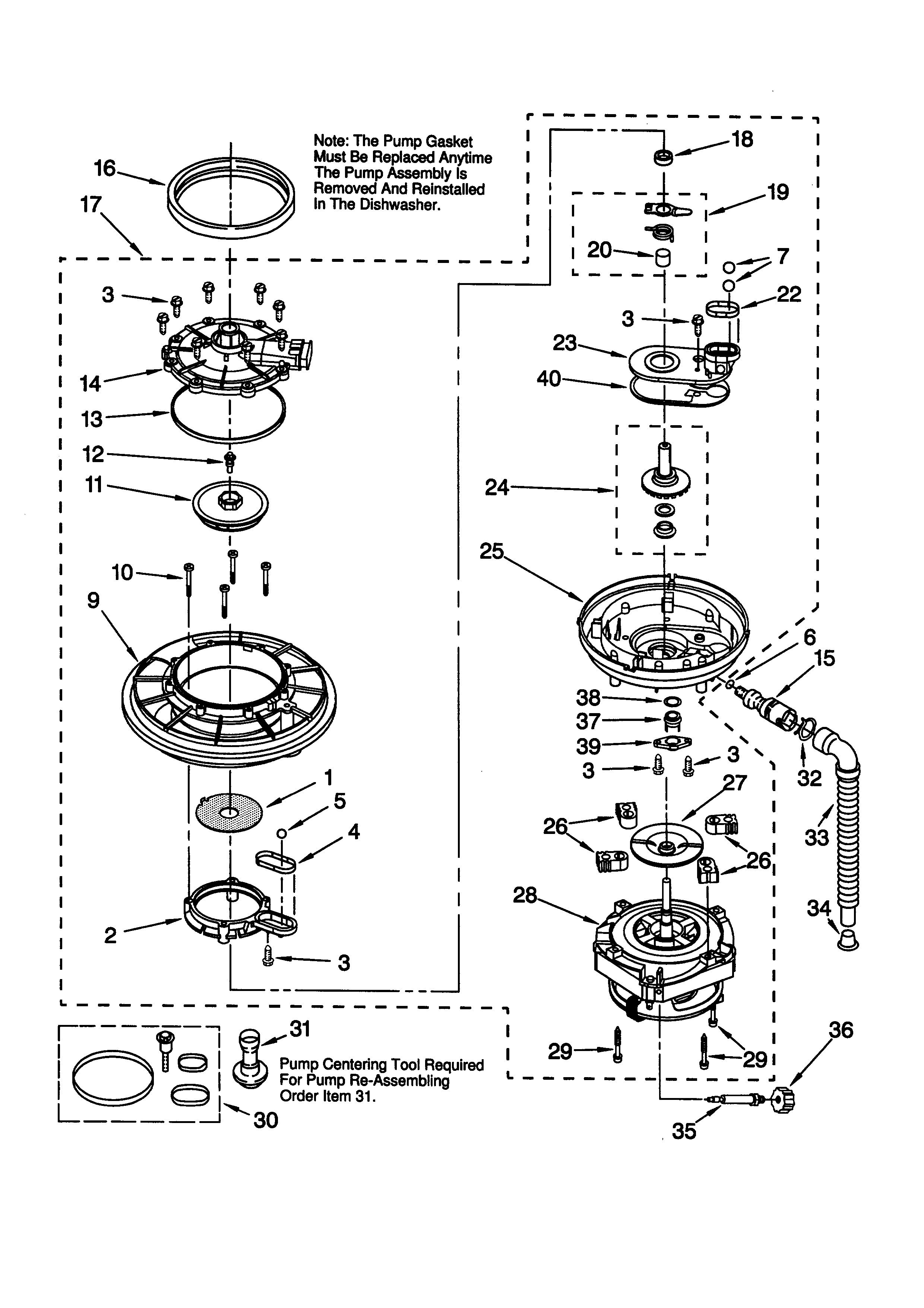 Pump and motor