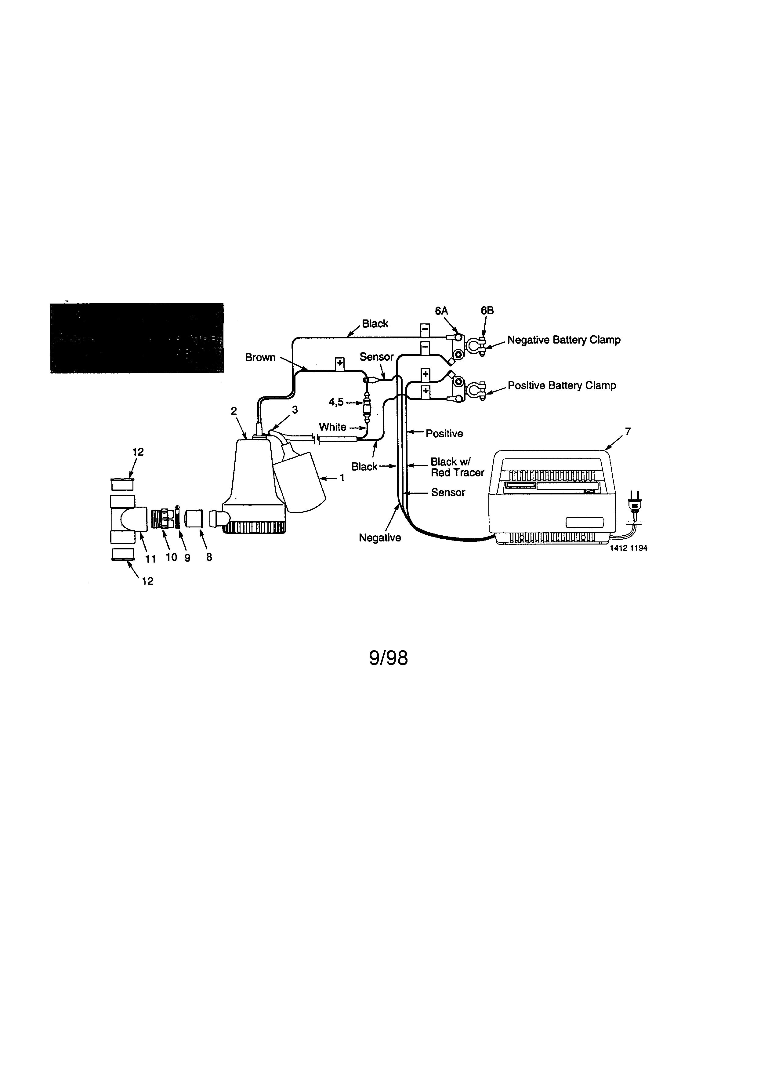 Battery backup sump pump