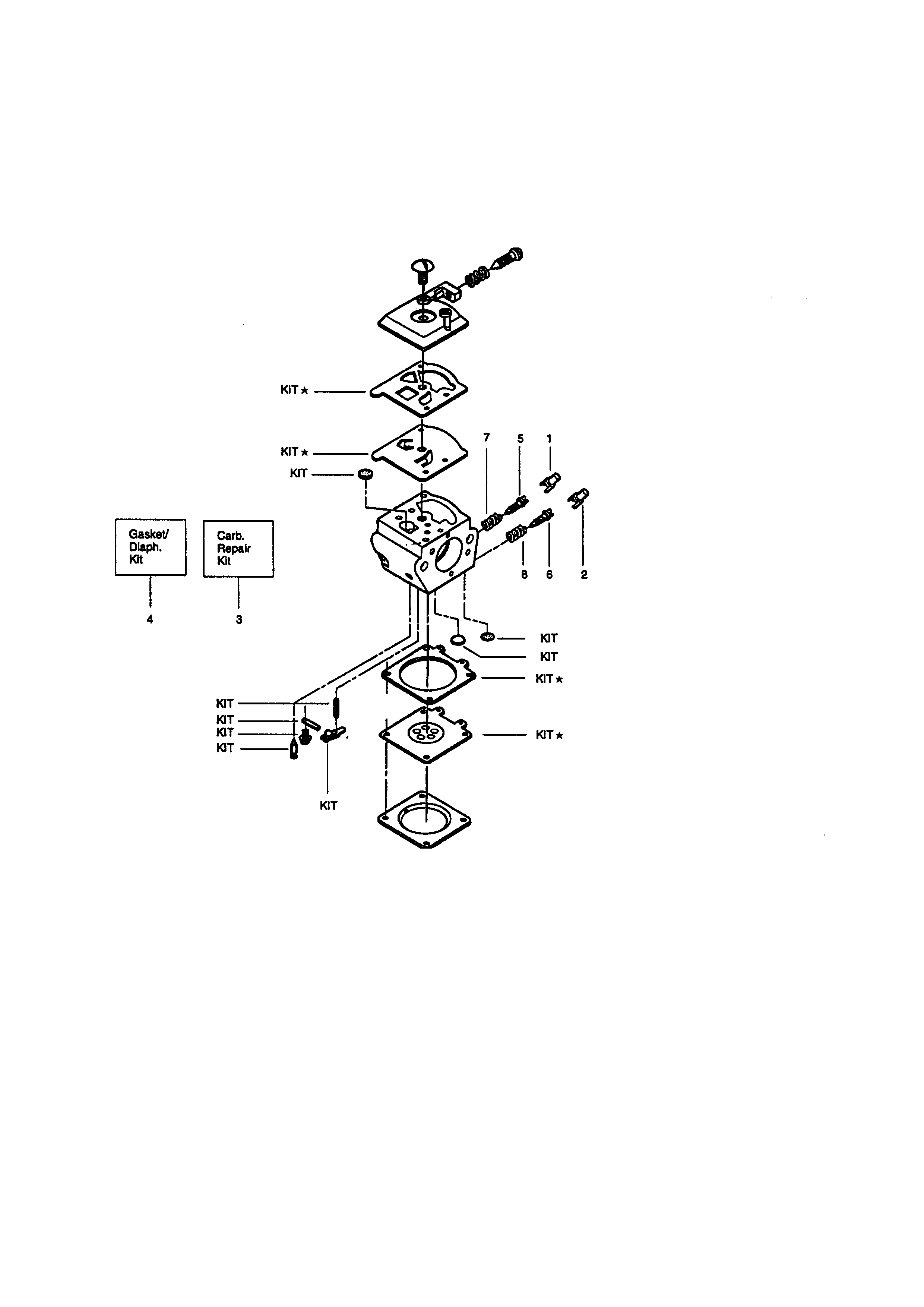 CARBURETOR ASSEMBLY KIT