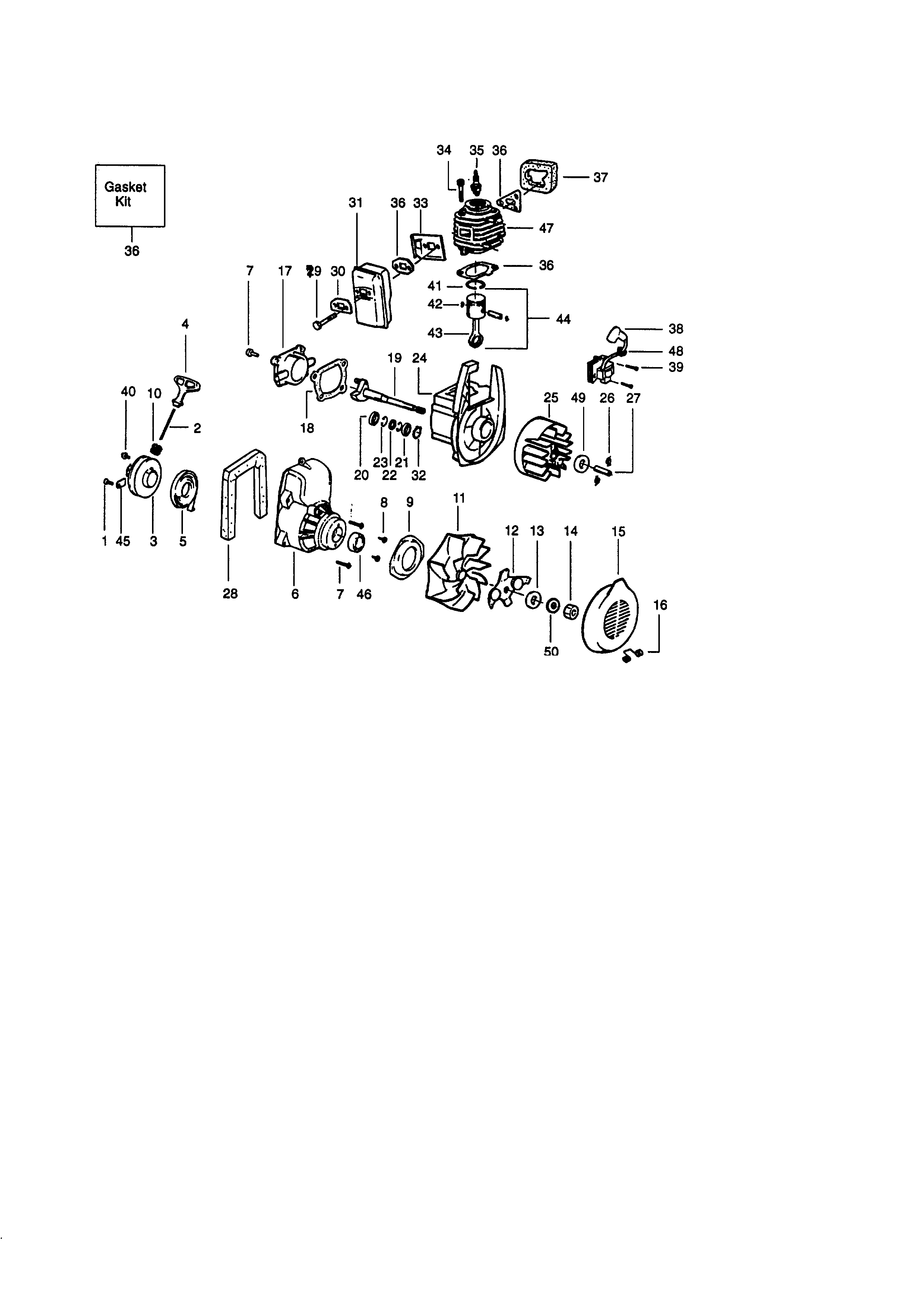 Crankcase assembly