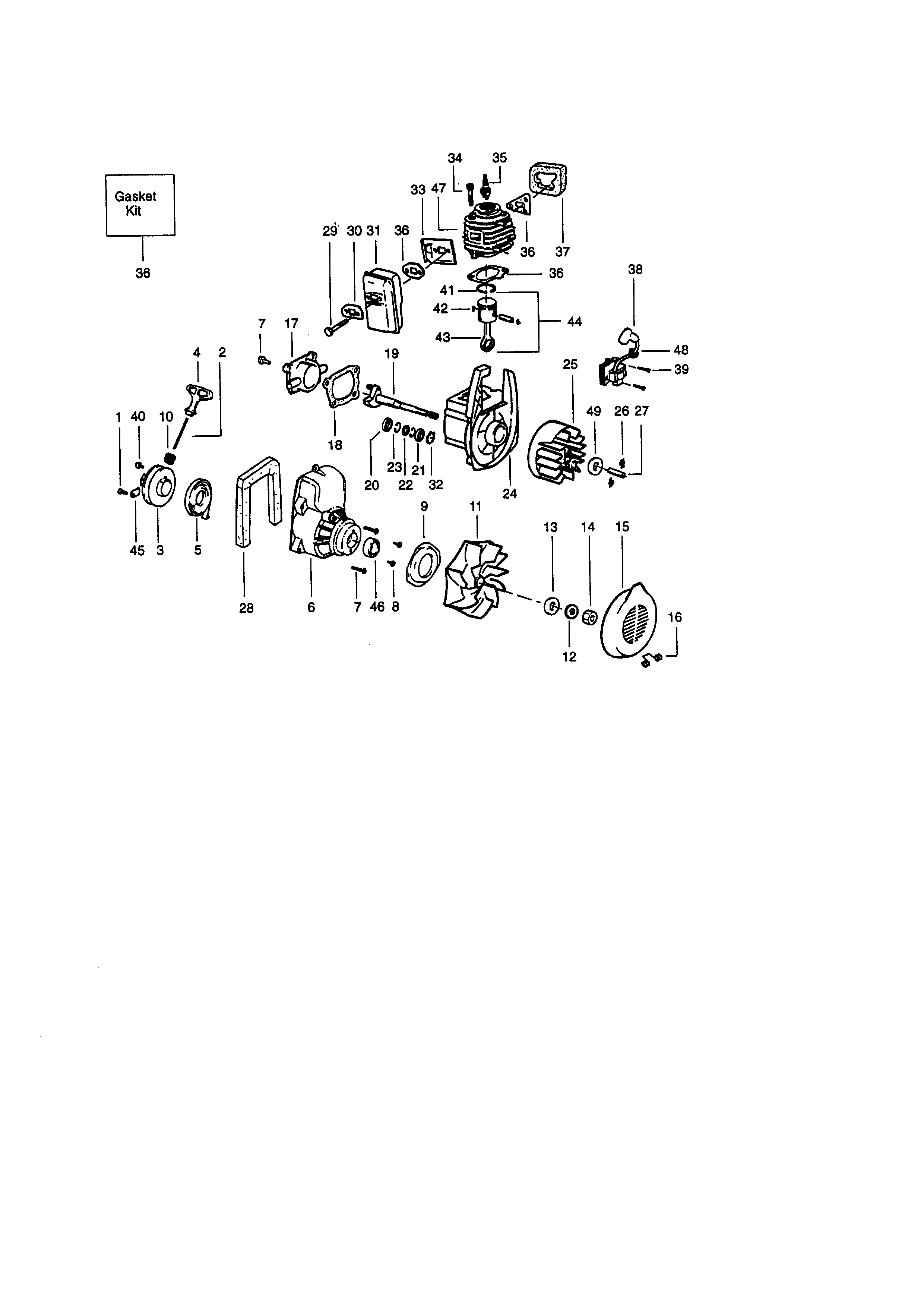 Crankcase assembly