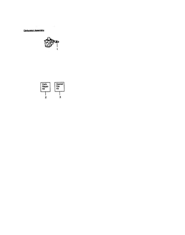 Carburetor assembly