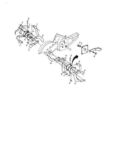 Tine assembly
