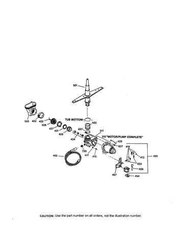 Motor-pump mechanism