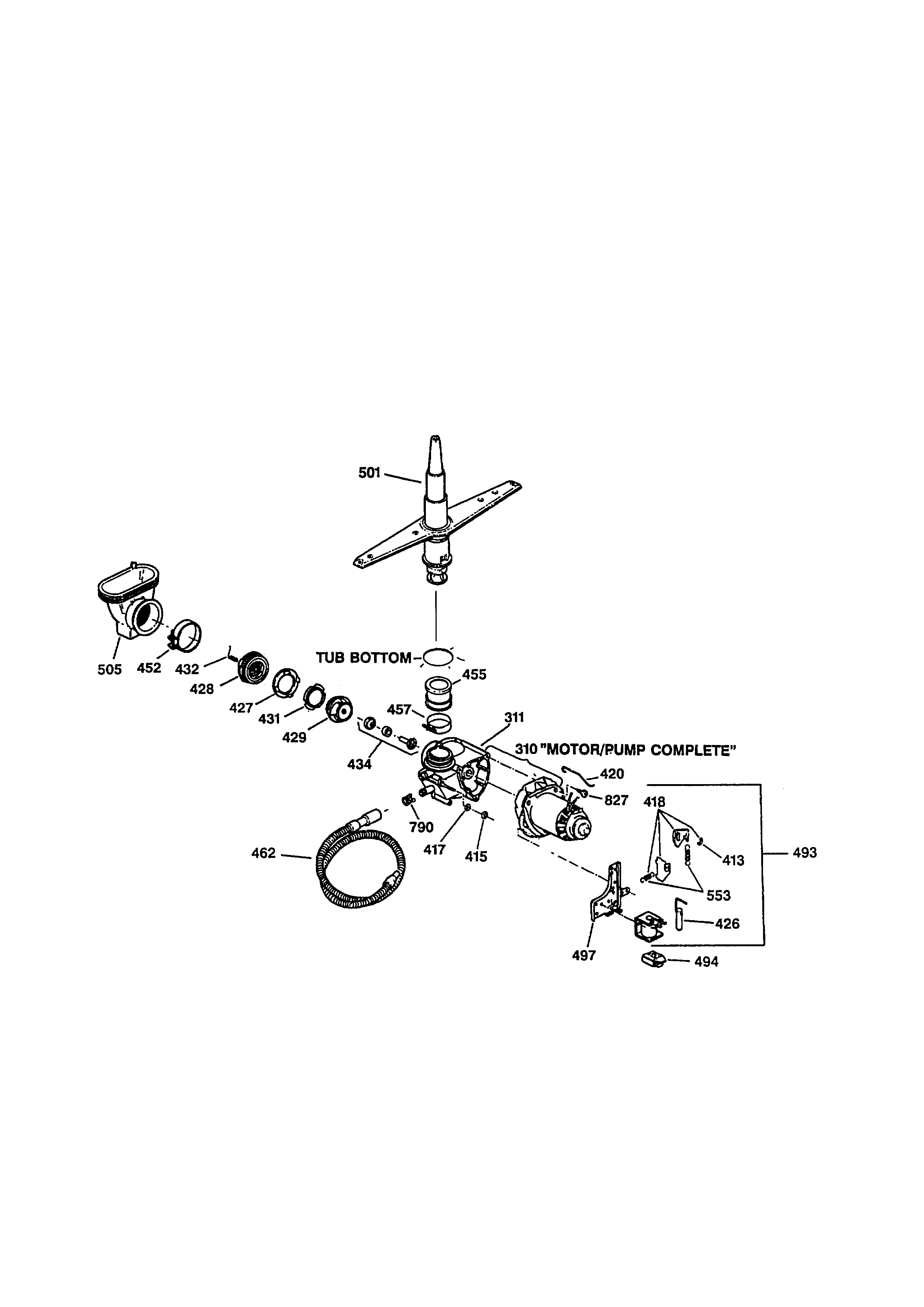 Motor-pump mechanism