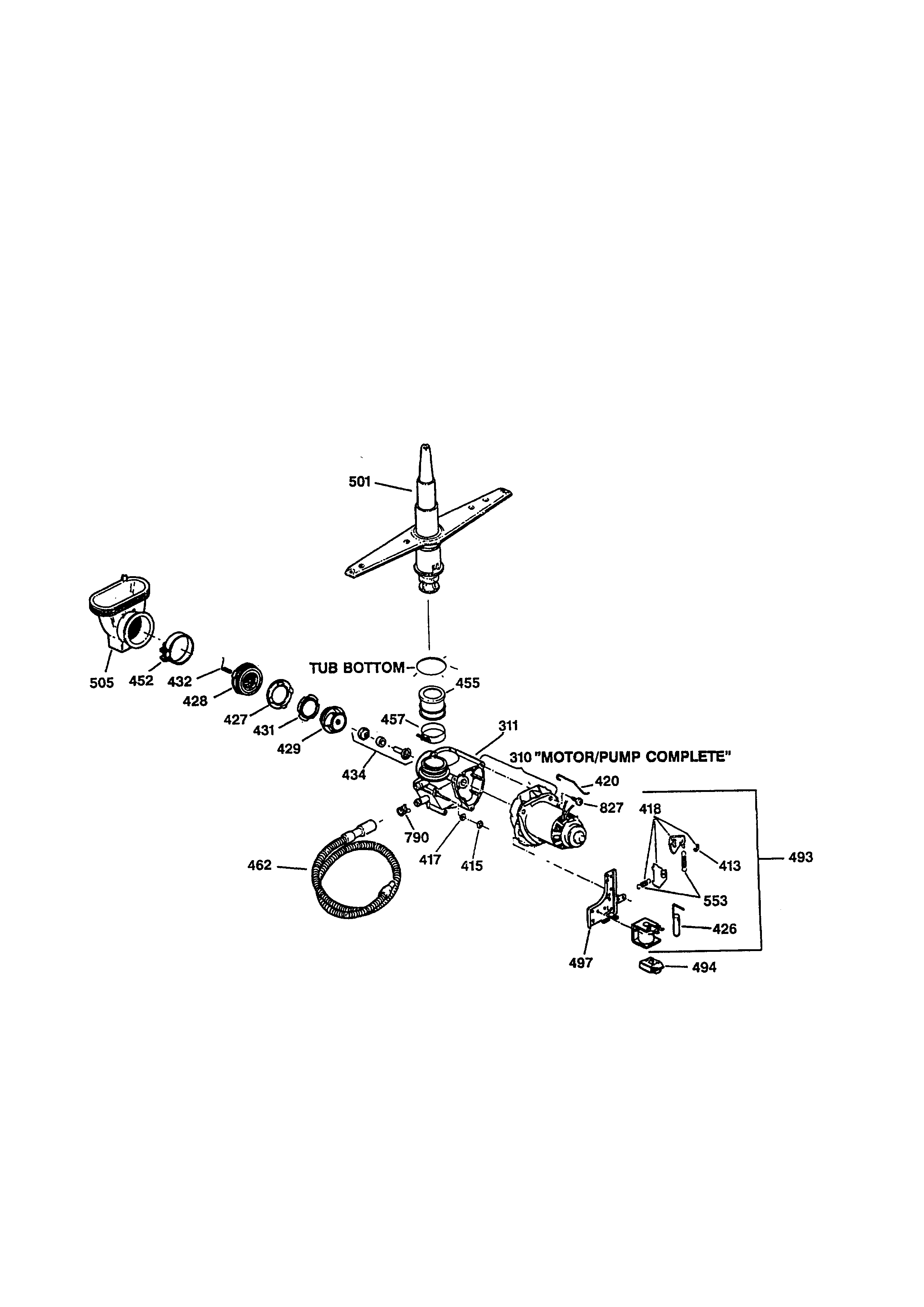 Motor-pump mechanism