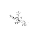 Kenmore 36314371790 motor-pump mechanism diagram