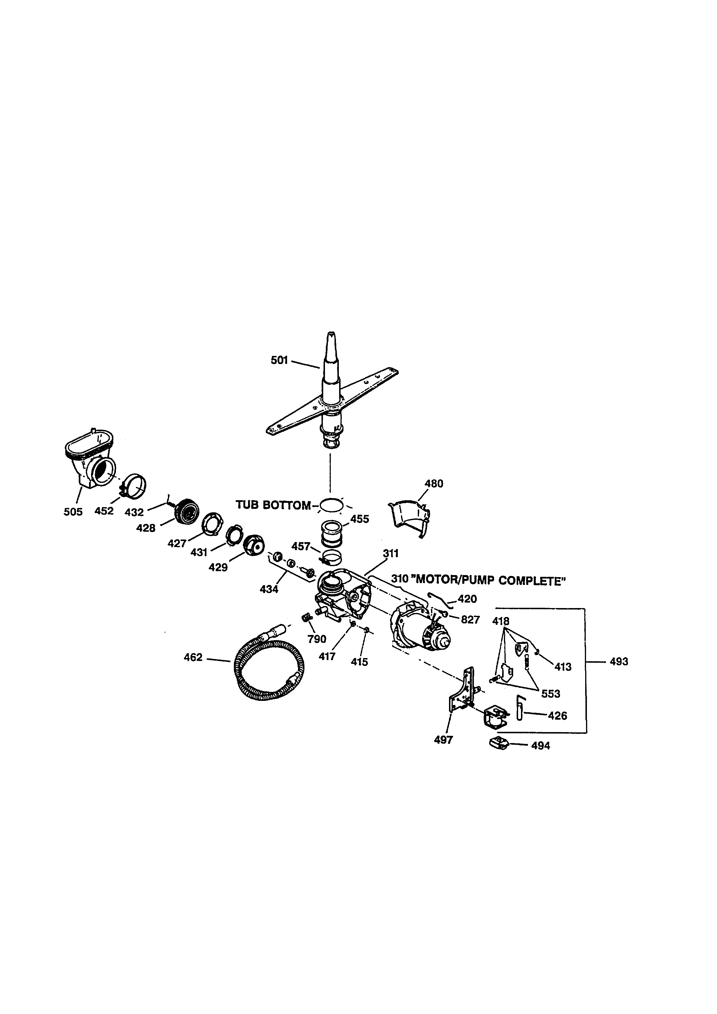 Motor-pump mechanism