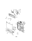 Escutcheon and door assembly