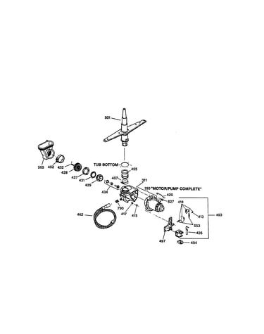 Motor-pump mechanism