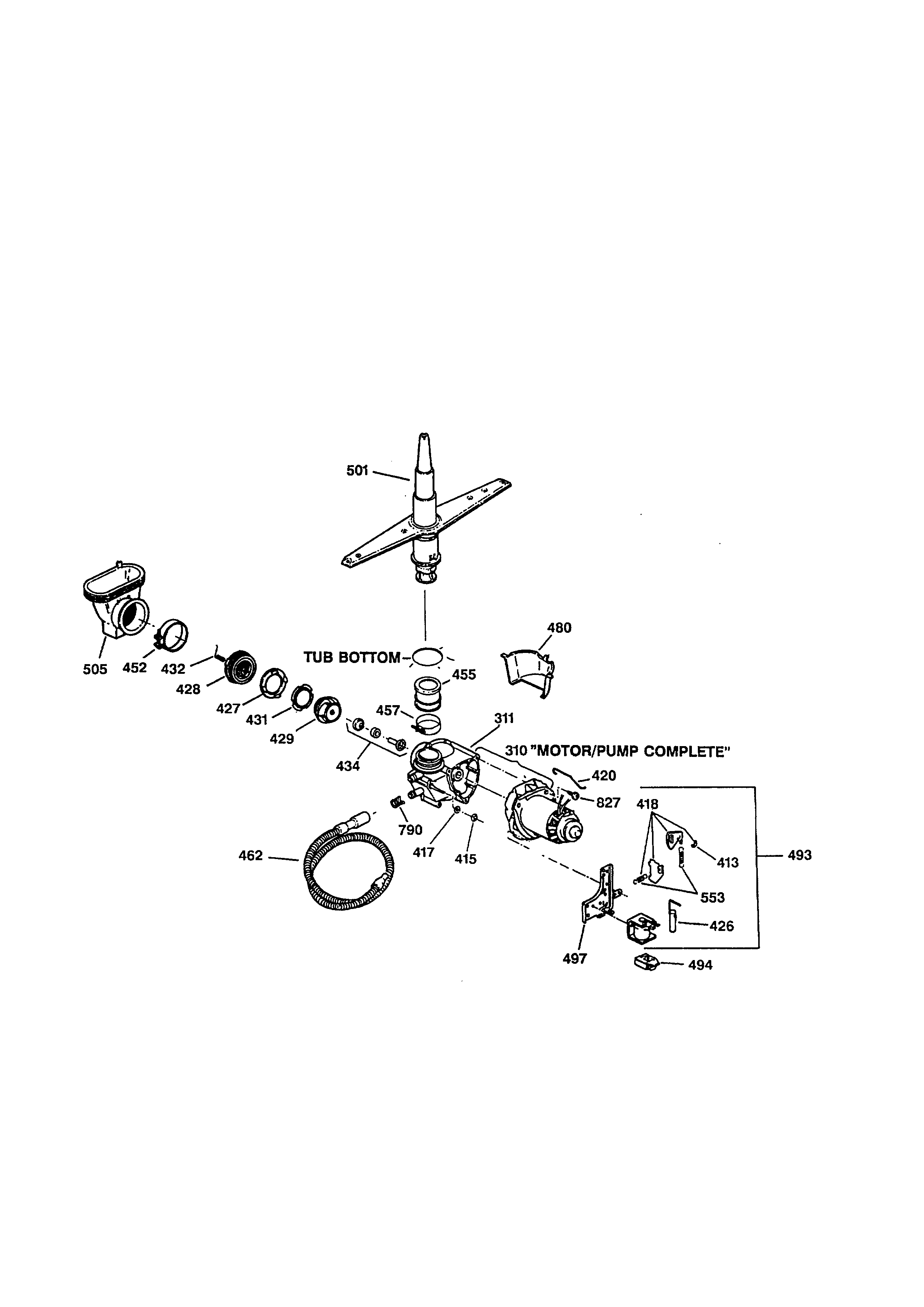 Motor-pump mechanism