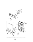 Escutcheon and door assembly