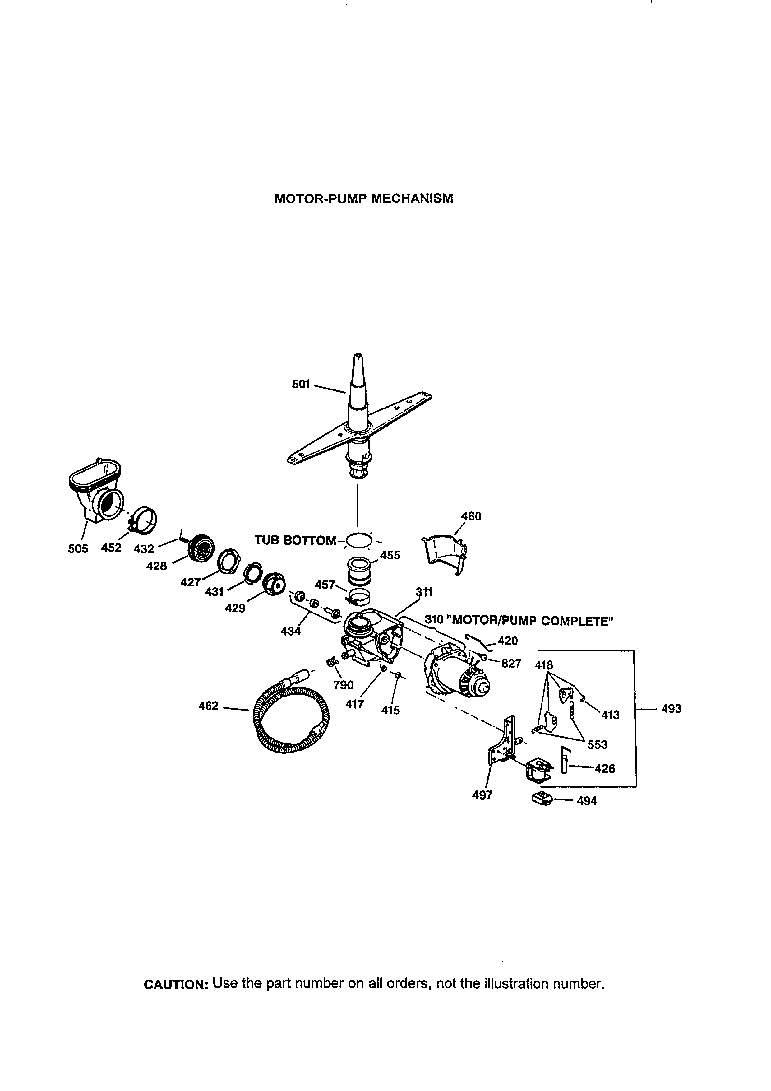 MOTOR-PUMP MECHANISM