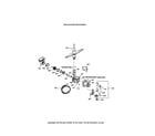 Kenmore 36315561790 motor-pump mechanism diagram