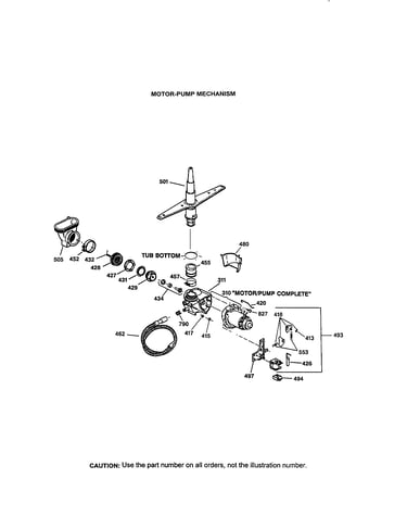 Motor-pump mechanism