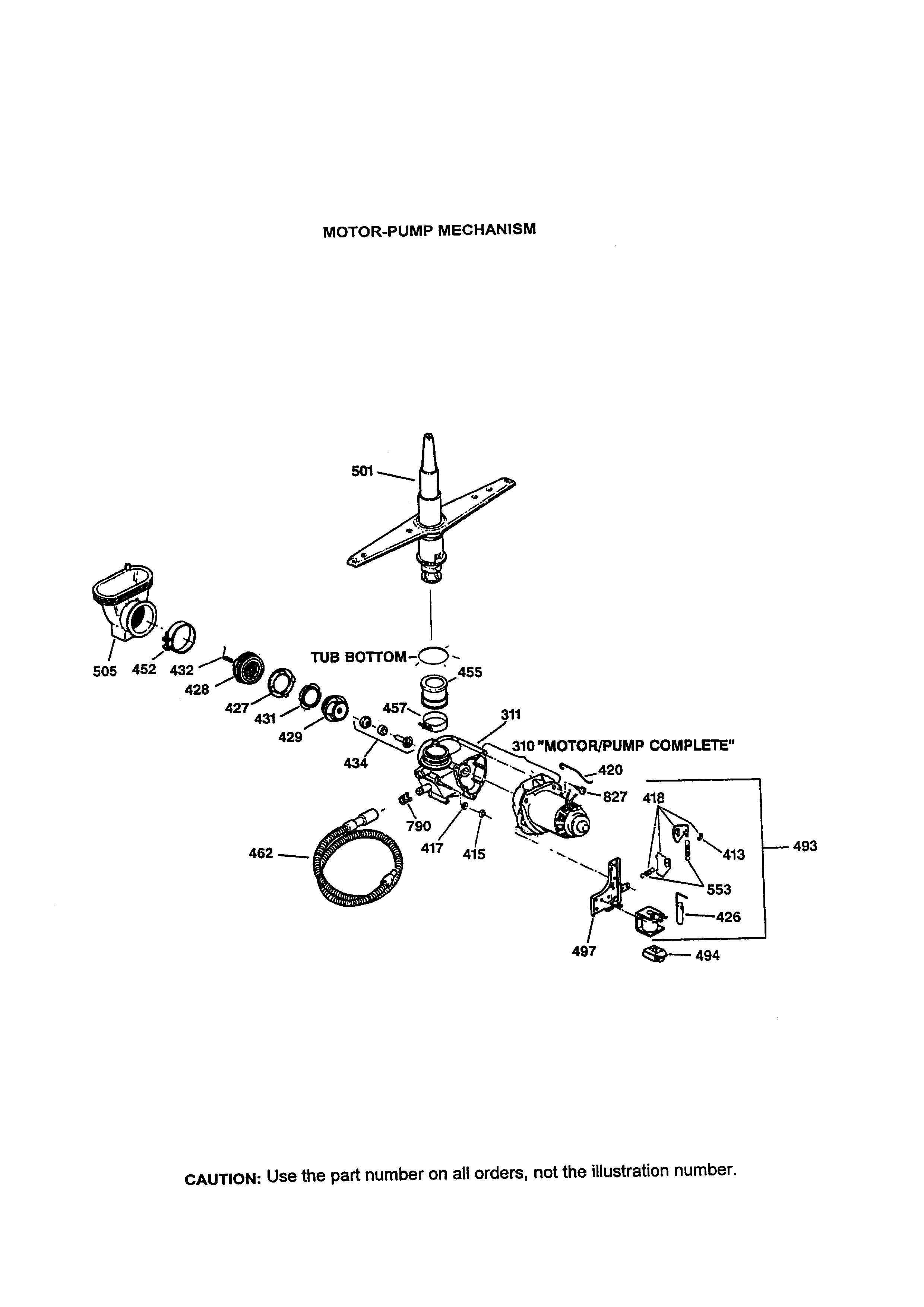 Motor-pump mechanism