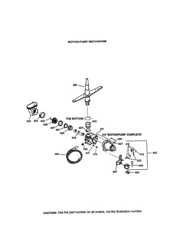 Motor-pump mechanism