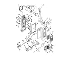 Kenmore 11638912891 dust compartment and motor diagram